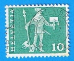 Stamps Switzerland -  Correo a pie