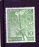 Stamps Germany -  Alemania Berlin Juegos Olimpicos