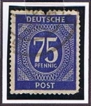 Stamps Germany -  Cifras