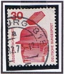 Stamps Germany -  Acidentes de trabajo ( Construcion )