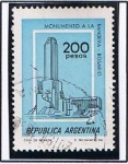 Stamps Argentina -  M.a la Bandera