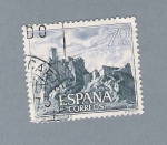 Stamps Spain -  Castillo de Monteagudo (repetido)