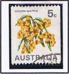 Stamps Australia -  Golden Wattle