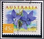 Sellos de Oceania - Australia -  Wahlenbergia