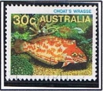 Stamps Australia -  Choat ´s wrasse