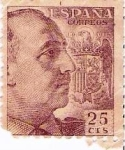 Sellos del Mundo : Europa : Espaa : Franco 25cts