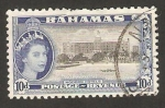 Stamps Bahamas -  elizabeth II, hoteles modernos