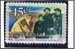 Sellos de Oceania - Australia -  50 aniver.snowy mountains Scheme 1999