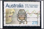 Stamps Australia -  50 anive. BBC 1982