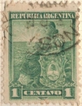 Stamps : Europe : Argentina :  ARGENTINA 1899-1903 1r