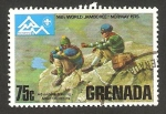 Sellos del Mundo : America : Grenada : 14º encuentro mundial Noruega 1975, ascensión a la montaña