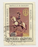 Sellos de America - Argentina -  Batalla de Bailén