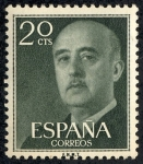 Stamps Spain -  General Franco