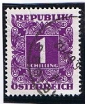 Stamps Austria -  Cifras