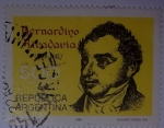 Stamps Argentina -  Bernardino Rivadavia