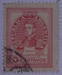 Stamps Argentina -  General Jose de San Martin