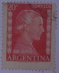 Stamps Argentina -  Eva Peron