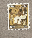 Stamps Africa - Egypt -  Pareja real