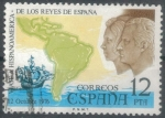 Stamps Spain -  ESPANA 1976 (E2370) Viaje a Hispanoamerica de los Reyes de Espana 12 1 INTERCAMBIO