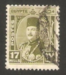 Sellos de Africa - Egipto -  Rey Farouk