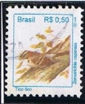 Stamps Brazil -  Zonotrichia Campesis