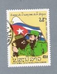 Sellos de Asia - Laos -  XXX. Aniv. de la Revolución Cubana