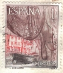 Sellos de Europa - Espaa -  ESPANA 1965 (E1648) Serie Turistica - Cudillero Asturias 1p v