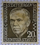 Sellos de America - Estados Unidos -  George Marshall