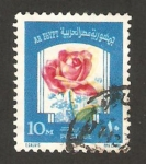 Sellos de Africa - Egipto -  una rosa