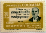 Stamps Colombia -  Maestro Alberto Del Tolima