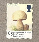 Stamps United Kingdom -  Especies en peligro de extinción