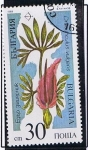 Stamps Bulgaria -  Dracunculus vulgaris