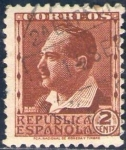 Sellos de Europa - Espaa -  ESPAÑA 1932 662 Sello Personajes Vicente Blasco Ibañez 2c Usado Republica Española Espana Spain Espa