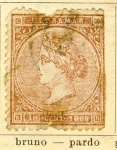 Stamps Europe - Spain -  Isabel II Ed 1868