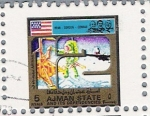 Stamps : Asia : United_Arab_Emirates :  Conquista de la Luna