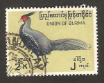 Stamps Myanmar -  burma - fauna, faisán