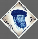 Stamps Spain -  ESPAÑA 1958 1231 Sello Nuevo Cent. Muerte Carlos I España V Alemania 3pts Espana Spain Espagne Spagn