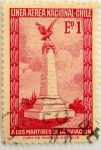 Stamps Chile -  A los martires de la Aviación