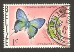 Stamps Belize -  mariposa thecla regalis (cramer) 