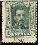 Stamps Spain -  Alfonso XIII