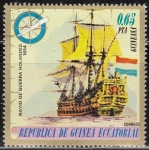 Sellos de Africa - Guinea Ecuatorial -  Guinea Ecuatorial 1976 75167 Sello Barco Navio de Guerra Holandes 1654 0,65pts