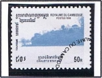 Stamps Cambodia -  Chalet d´etat kep