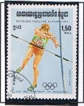 Stamps Cambodia -  salto de pertiga