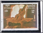 Stamps Cambodia -  Instrumentos musicales