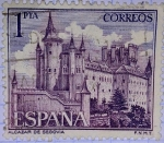 Stamps Spain -  Alcazar de Segovia