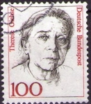 Stamps Germany -  Therese Giehse