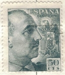 Sellos de Europa - Espa�a -  ESPANA 1949 (E1053) Cid y General Franco 50c 2