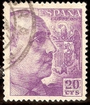 Stamps Spain -  Franco