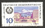 Stamps Germany -  Vista de Rostock