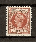 Stamps Cuba -  Alfonso XIII